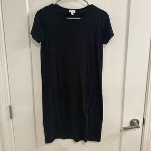 J Crew Black T-Shirt Dress